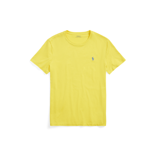 T-shirt ajusté à col rond en jersey - Polo Ralph Lauren - Modalova