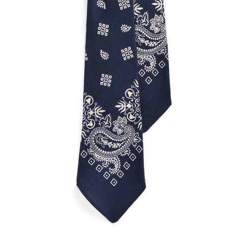 Cravate d'inspiration vintage en laine - Polo Ralph Lauren - Modalova