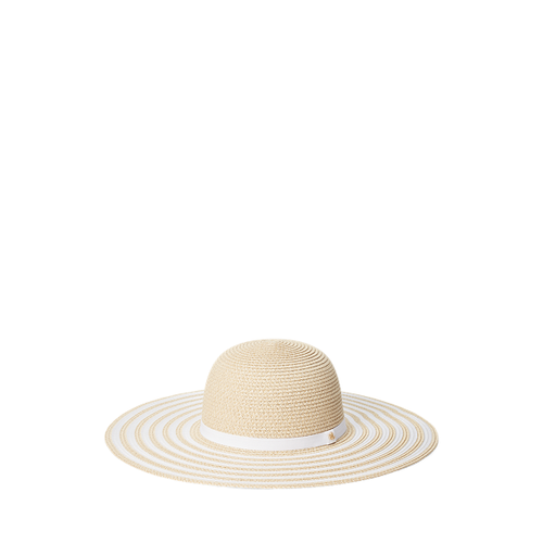 Chapeau de soleil rayé rangeable - Lauren Ralph Lauren - Modalova