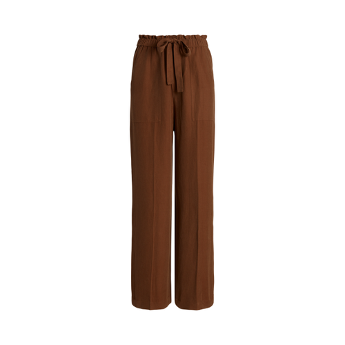 Pantalon jambe large en soie mélangée - Polo Ralph Lauren - Modalova