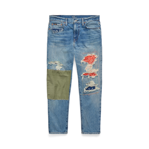 Le jean slim fuselé à motif patchwork - Polo Ralph Lauren - Modalova