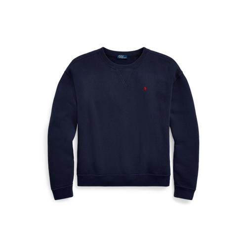 Pull col rond en molleton - Polo Ralph Lauren - Modalova