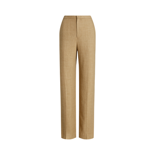 Pantalon droit en tweed de soie et lin - Polo Ralph Lauren - Modalova