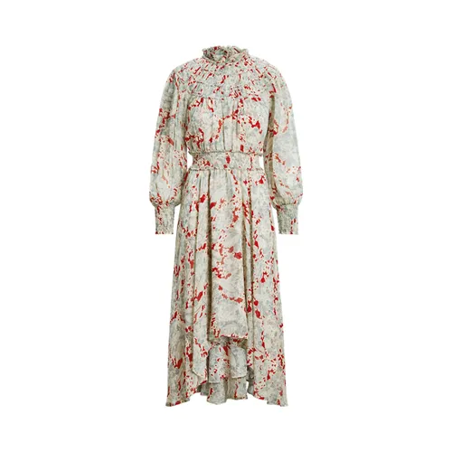 Robe fleurie en georgette froissée - Polo Ralph Lauren - Modalova