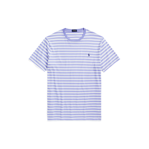 T-shirt rayé à col rond en jersey - Polo Ralph Lauren - Modalova