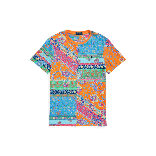 T-shirt ajusté à motif patchwork - Polo Ralph Lauren - Modalova