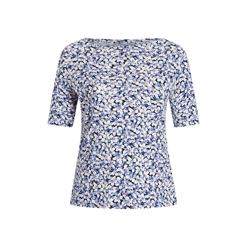 T-shirt à motif fleuri en coton stretch - Lauren Ralph Lauren - Modalova