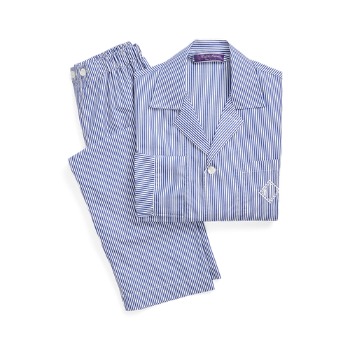 Pyjama à monogramme coton - Purple Label - Modalova
