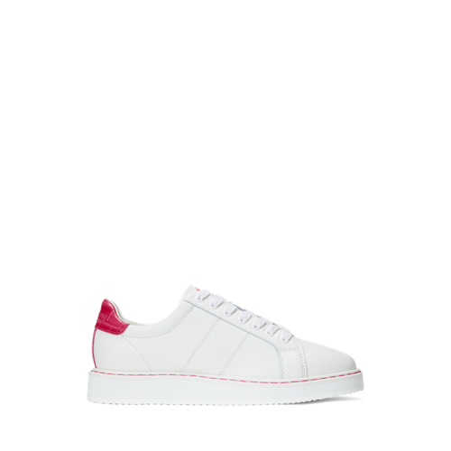 Baskets Angeline IV en cuir refendu - Lauren Ralph Lauren - Modalova