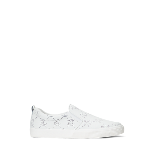 Baskets à enfiler Haddley à logo en cuir - Lauren Ralph Lauren - Modalova