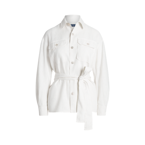 Chemise ceinturée en lin - Polo Ralph Lauren - Modalova