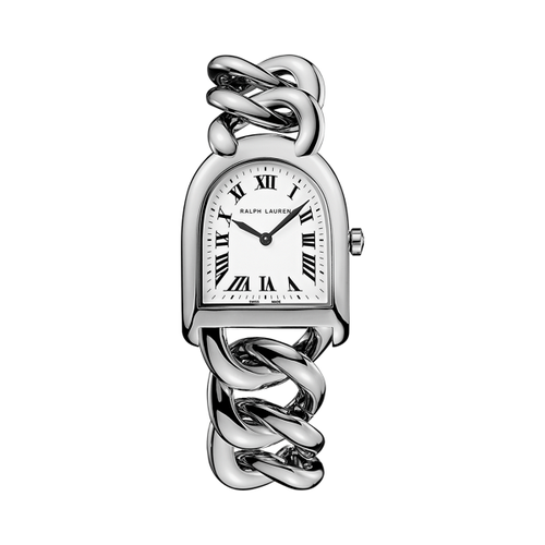 Petite montre Steel à chaîne - Ralph Lauren - Modalova