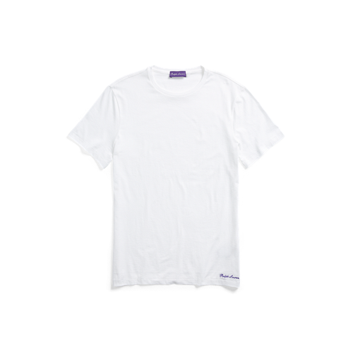 T-shirt à col rond en fil d'Écosse - Purple Label - Modalova