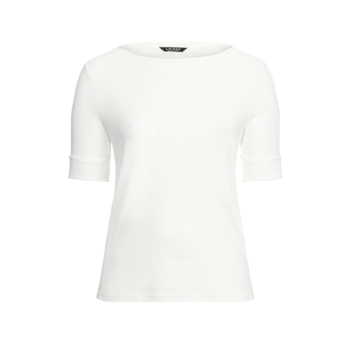 T-shirt en coton stretch - Lauren Ralph Lauren - Modalova