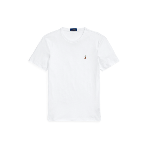 T-shirt coupe ajustée en coton doux - Polo Ralph Lauren - Modalova