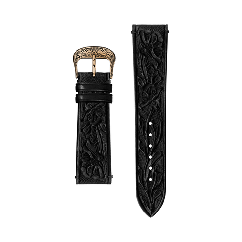 Bracelet de montre en vachette gaufrée - Ralph Lauren - Modalova