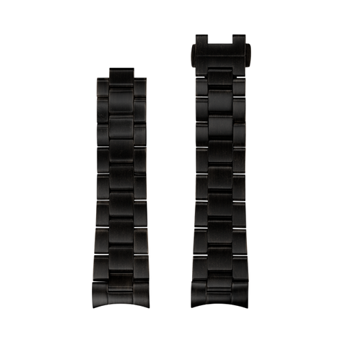 Bracelet en acier vieilli noir 45 MM - Ralph Lauren - Modalova