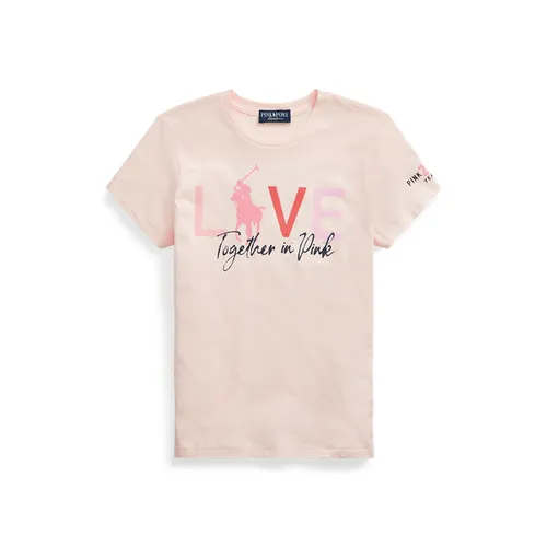 T-shirt col rond Pink Pony en coton - Polo Ralph Lauren - Modalova