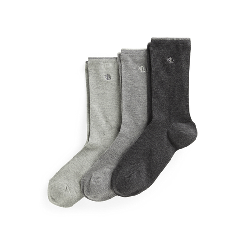 Lot 3 paires de chaussettes coton - Lauren Ralph Lauren - Modalova