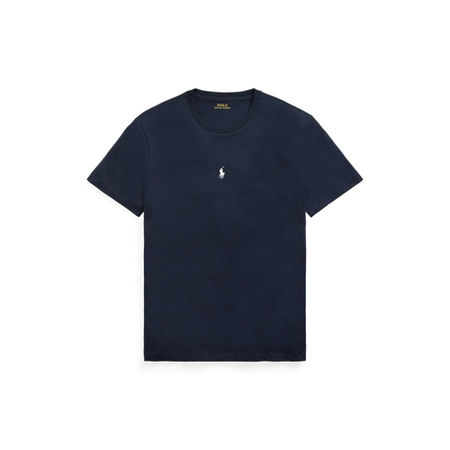 T-shirt ajusté à col rond en jersey - Polo Ralph Lauren - Modalova