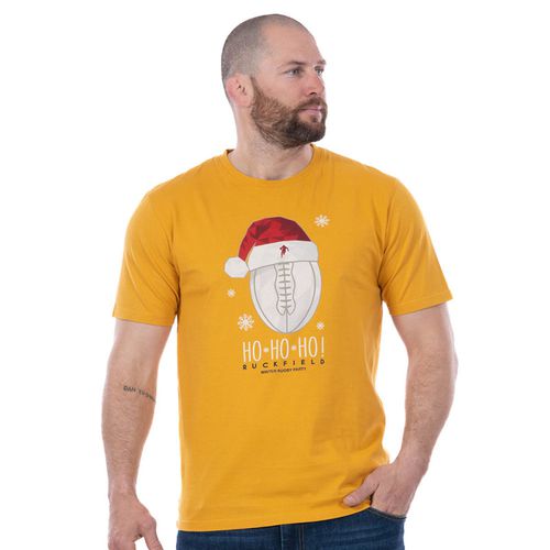T-shirt Noël moutarde - Ruckfield - Modalova