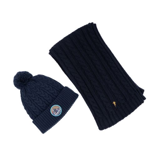 Kit bonnet + écharpe Rugby Camp marine - Ruckfield - Modalova