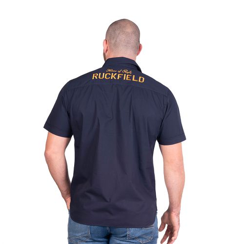 Chemise à manches courtes rugby flowers bleu marine - Ruckfield - Modalova