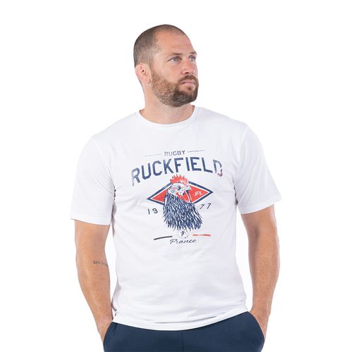 T-shirt à manches courtes French Rugby Club blanc - Ruckfield - Modalova