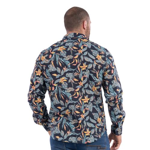Chemise à manches longues Palm Beach marine - Ruckfield - Modalova