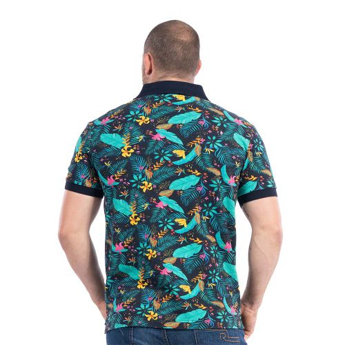 Polo à motifs à manches courtes Tropical marine - Ruckfield - Modalova
