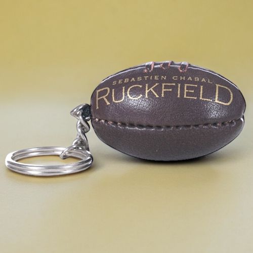 Porte-clés ballon en cuir marron - Ruckfield - Modalova