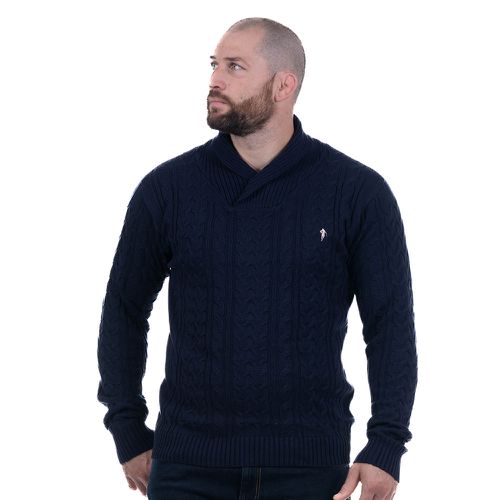 Pull col montant marine - Ruckfield - Modalova