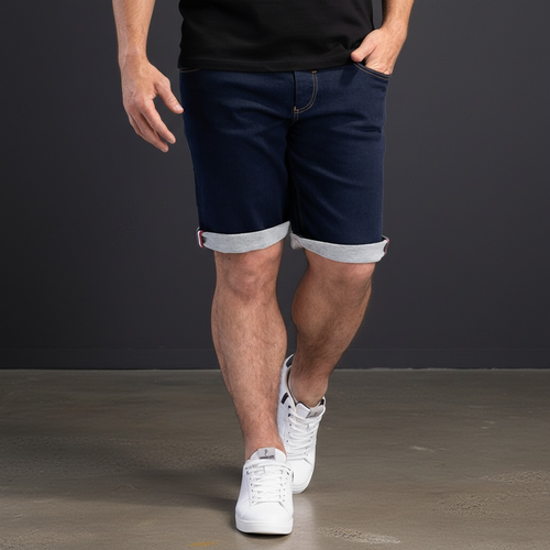 Bermuda en jean bleu marine - Ruckfield - Modalova