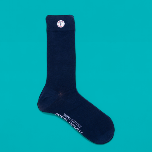 Chaussettes unies marine - Ruckfield - Modalova