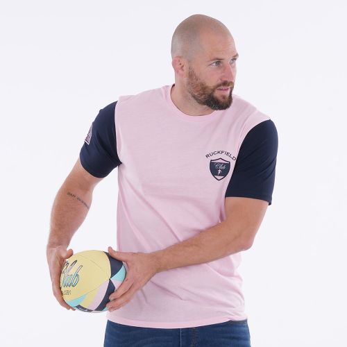 T-shirt rose Ruckfield Rugby Club - Ruckfield - Modalova