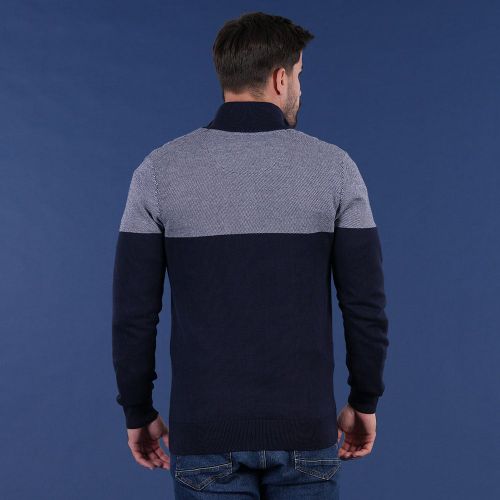 Pull demi zip Le Club marine - Ruckfield - Modalova