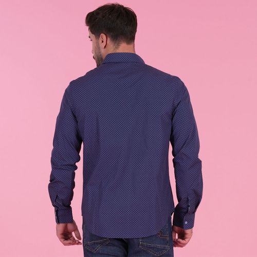 Chemise à manches longues marine ligne city - Ruckfield - Modalova