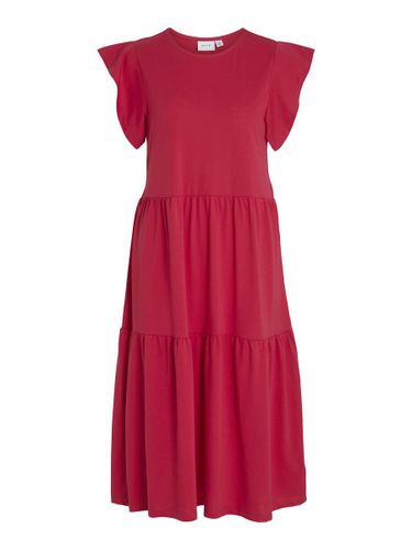 Manches Courtes Robe Mi-longue - Vila - Modalova