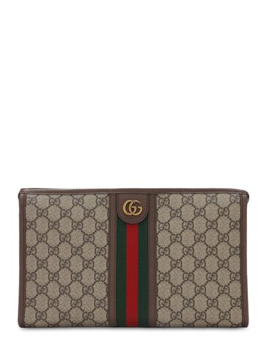 Trousse De Toilette En Toile Enduite Gg Supreme - GUCCI - Modalova