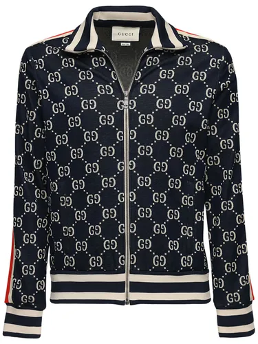 Veste Zippée En Jacquard Supreme Gg - GUCCI - Modalova