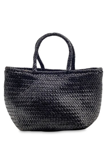 Petit Panier En Cuir Tressé Grace - DRAGON DIFFUSION - Modalova