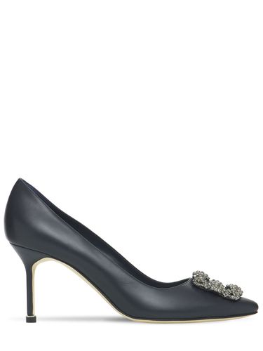 Escarpins En Cuir Hangisi 70 Mm - MANOLO BLAHNIK - Modalova