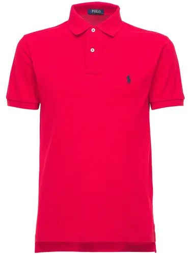 Polo Slim En Piqué De Coton - POLO RALPH LAUREN - Modalova