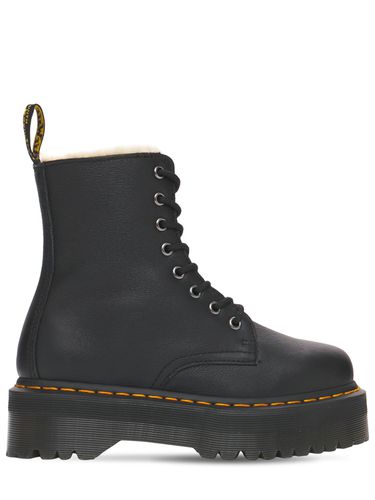 Bottes En Cuir Doublé Avec Fourrure Jadon 40 Mm - DR.MARTENS - Modalova