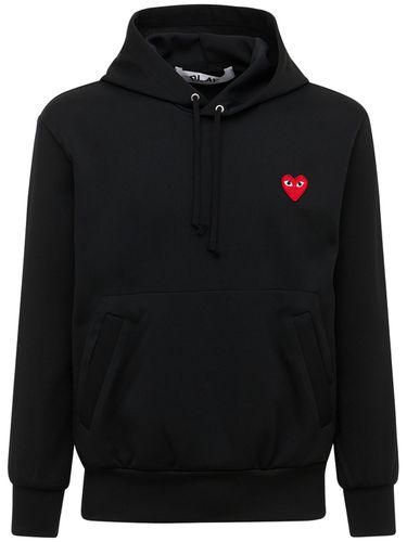 Sweat-shirt En Jersey À Capuche Avec Patch Coeur - COMME DES GARÇONS PLAY - Modalova