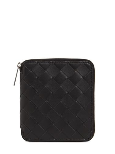 Portefeuille Compact Zippé En Cuir - BOTTEGA VENETA - Modalova