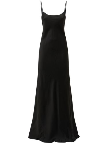 Robe Nuisette Midi En Satin Dos Nu Cami - VICTORIA BECKHAM - Modalova