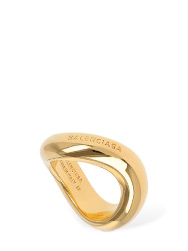 Bague En Laiton Loop - BALENCIAGA - Modalova