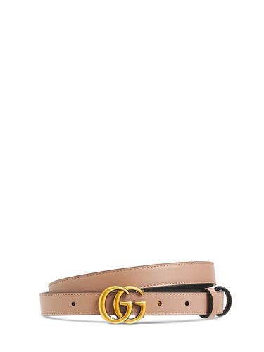 Ceinture Réversible Gg Marmont 2 Cm - GUCCI - Modalova