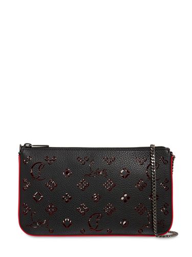 Sac Porté Épaule En Cuir Perforé Loubila - CHRISTIAN LOUBOUTIN - Modalova